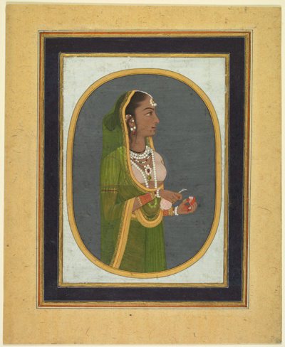 Court Lady Pouring Wine (recto)