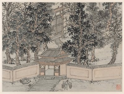 Tiger-Flight Spring at the Back Gate, from Twelve Views of Tiger Hill, Suzhou